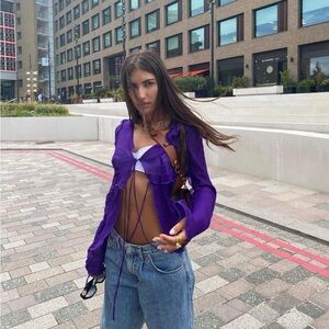 Rat and boa aphrodite blouse